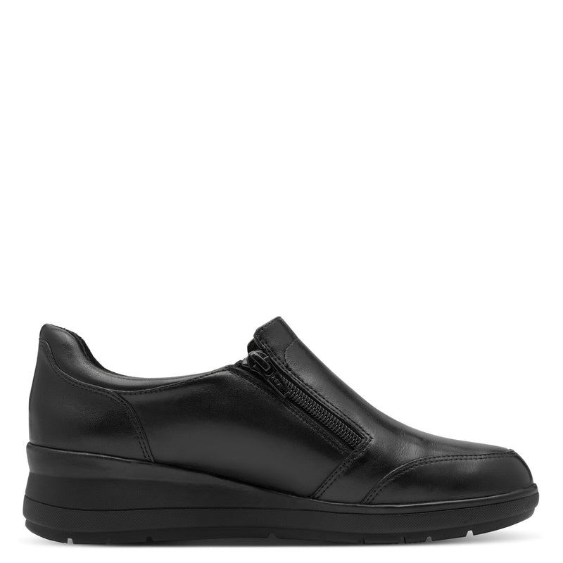 Women's Black Jana Softline Slip Ons