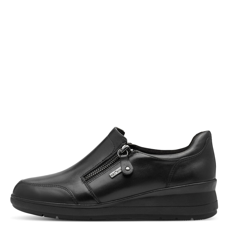 Women's Black Jana Softline Slip Ons