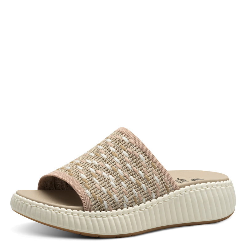 Women's Beige Jana Coshy Slides