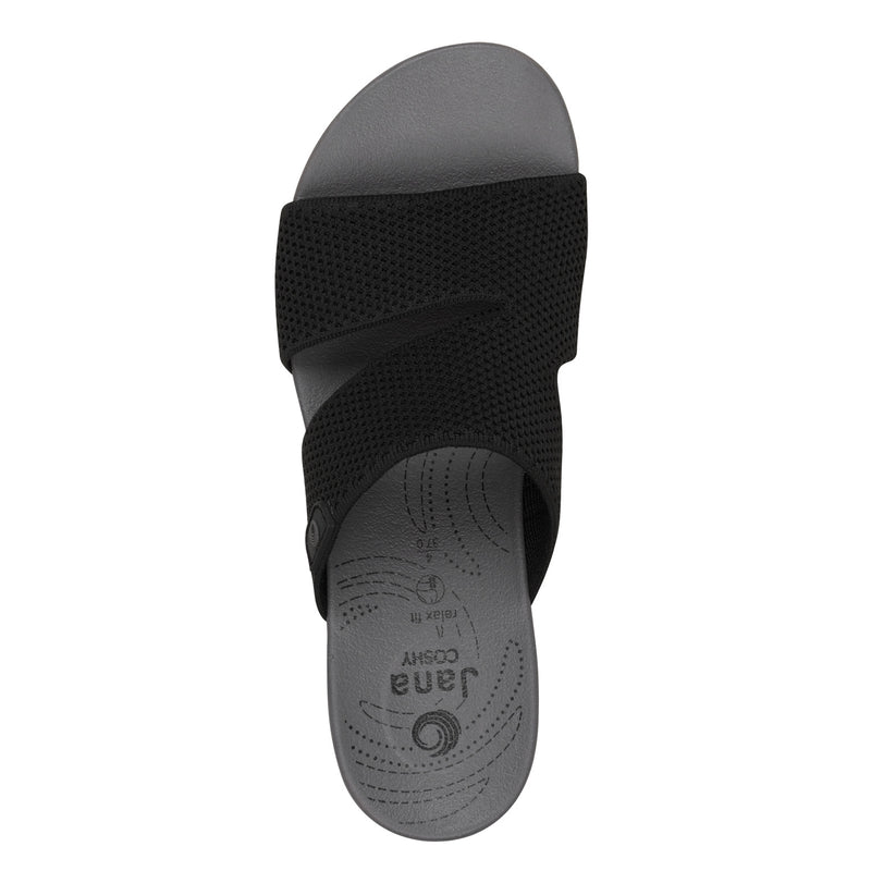 Women's Black Jana Coshy Slides