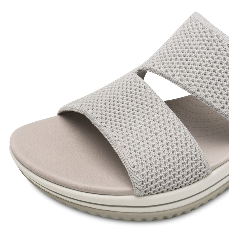 Women's Light Grey Jana Coshy Slides