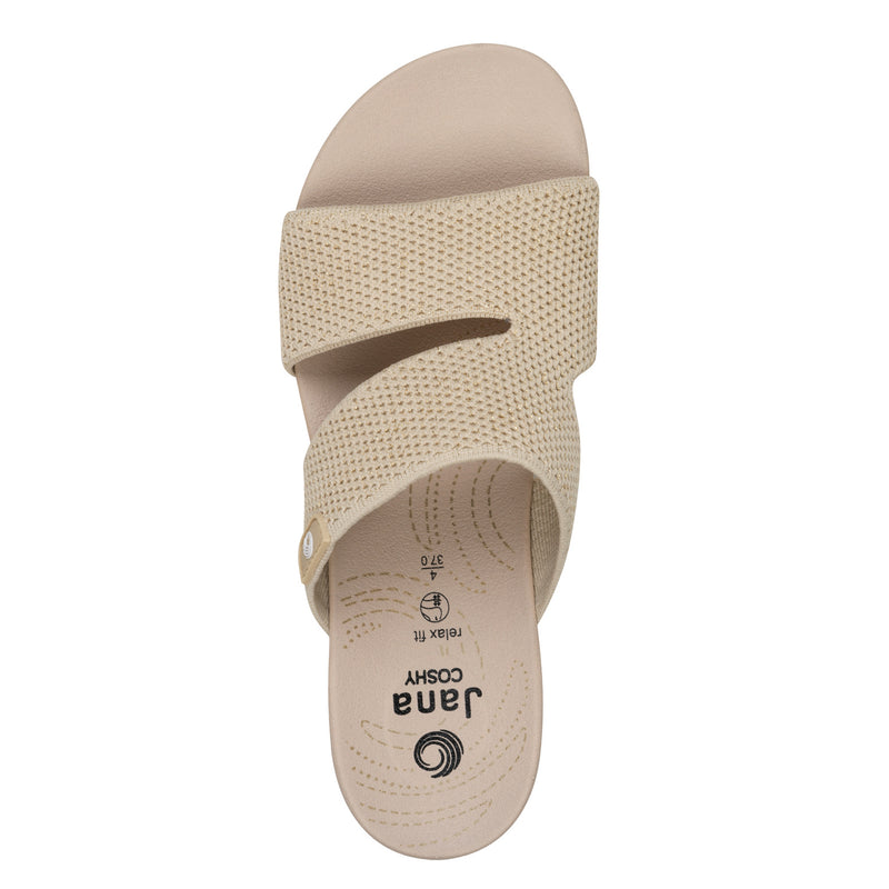 Women's Beige Jana Coshy Slides