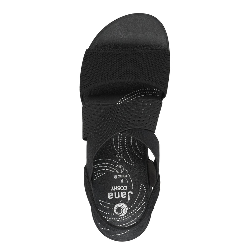 Women's Black Jana Coshy Sandals