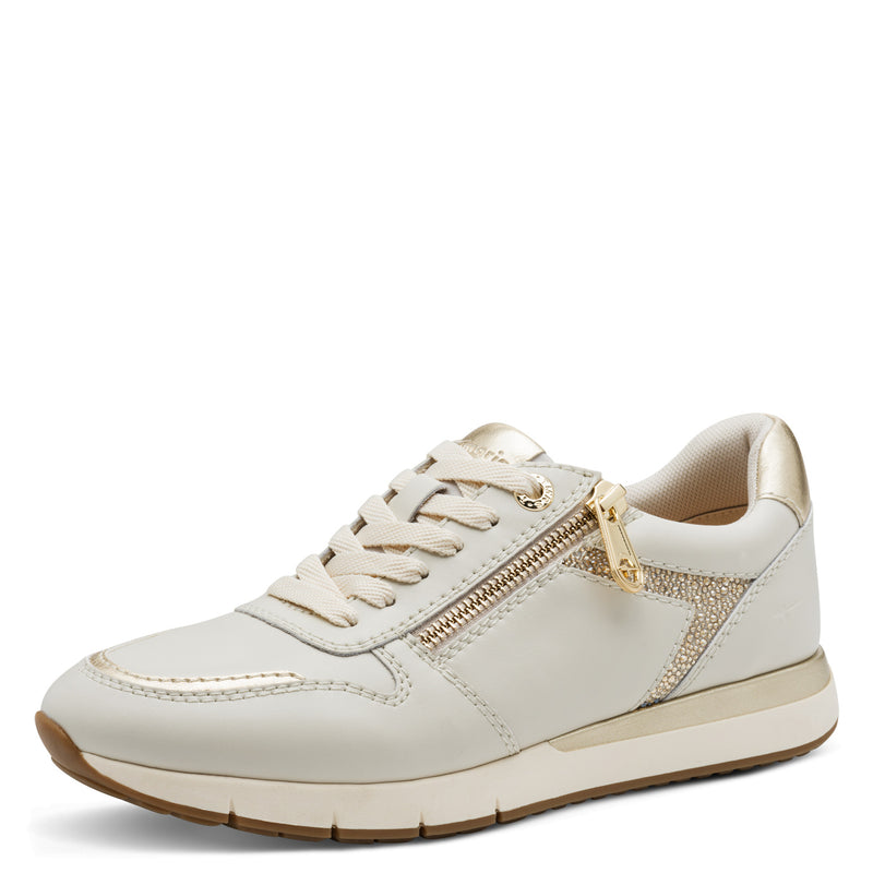 Women's Off White Tamaris Comfort Sneakers