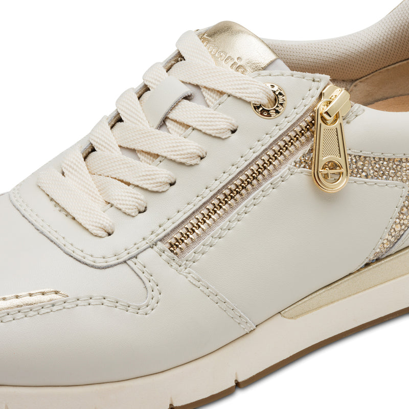Women's Off White Tamaris Comfort Sneakers