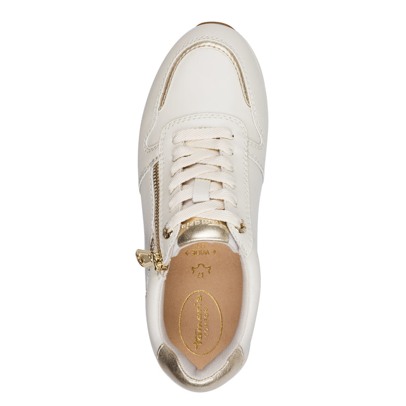 Women's Off White Tamaris Comfort Sneakers