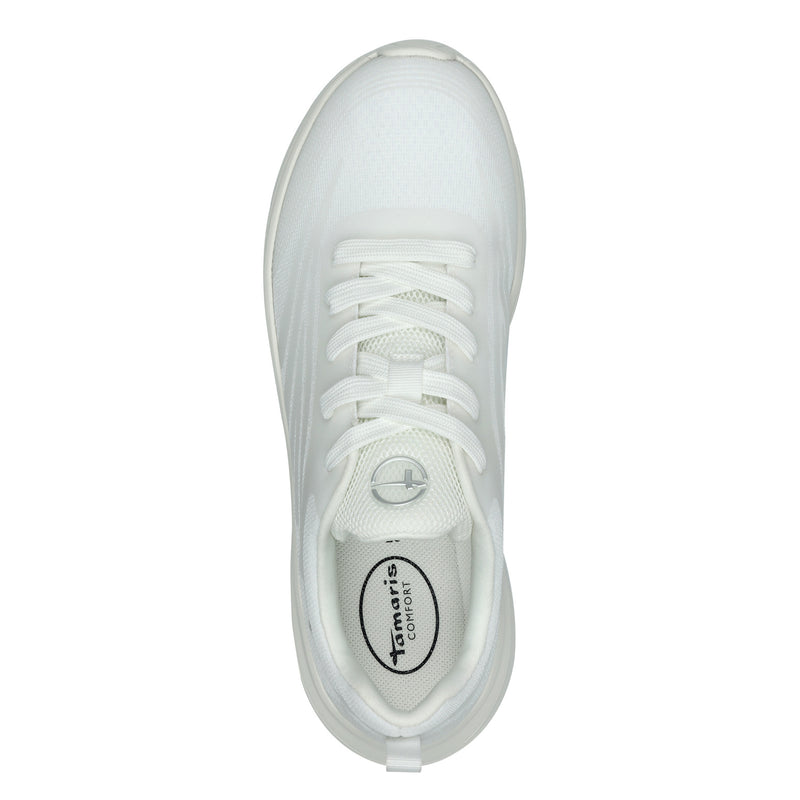 Women's Off White Tamaris Comfort Lace-up