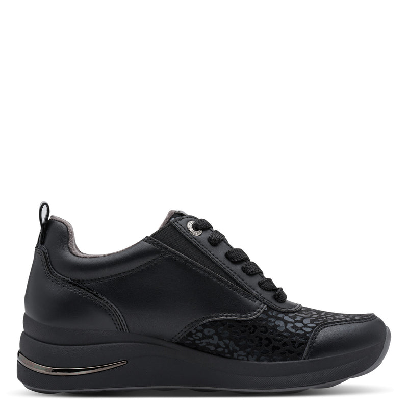 Women's Black Tamaris Comfort Trainers