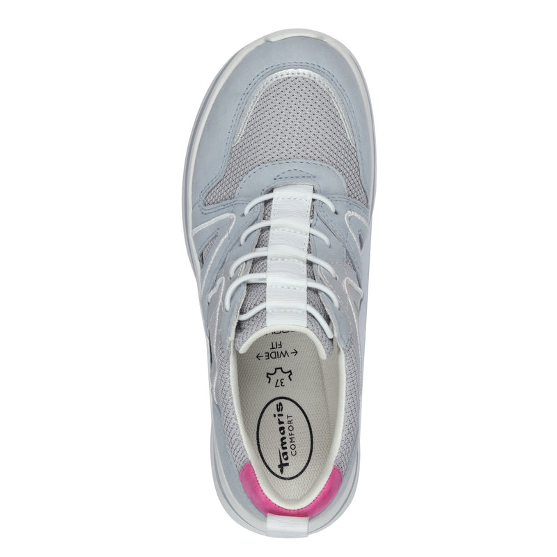 Women's Blue Tamaris Cooling Comfort Tainers