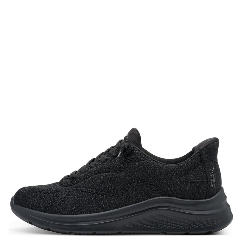 Women's Black Tamaris Comfort Sneakers