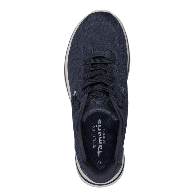 Women's Navy Tamaris Comfort Sneakers