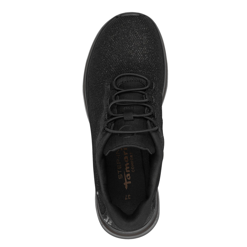 Women's Black Tamaris Comfort Sneakers