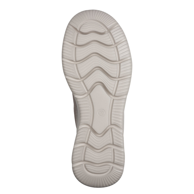 Women's Taupe Tamaris Comfort Lace-up