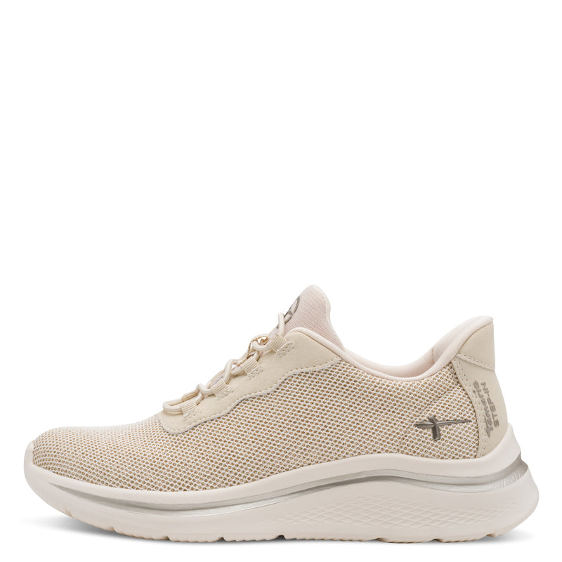 Women's Cream Tamaris Comfort Sneakers