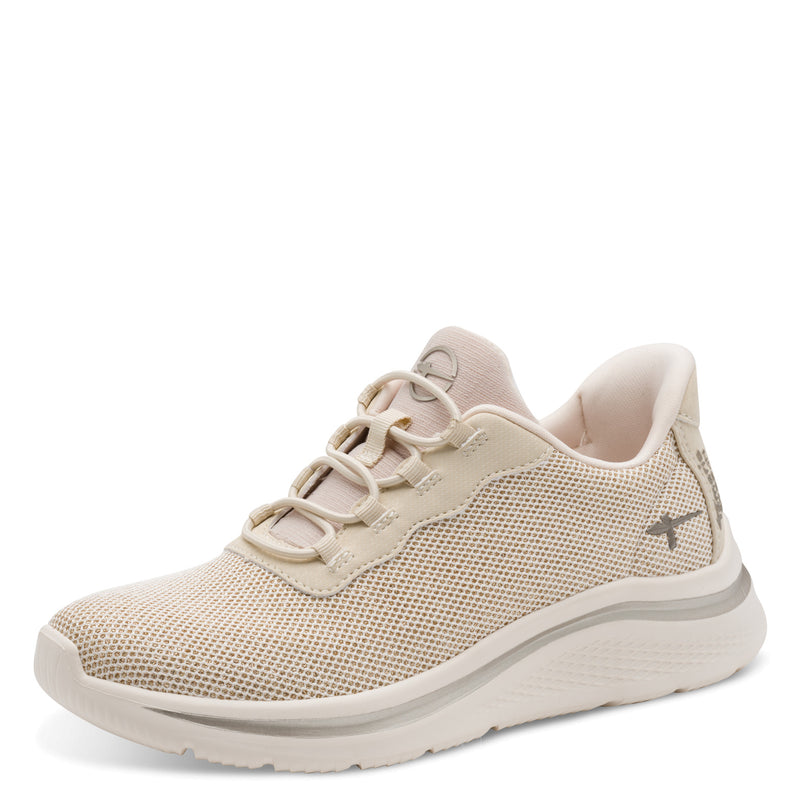 Women's Cream Tamaris Comfort Sneakers