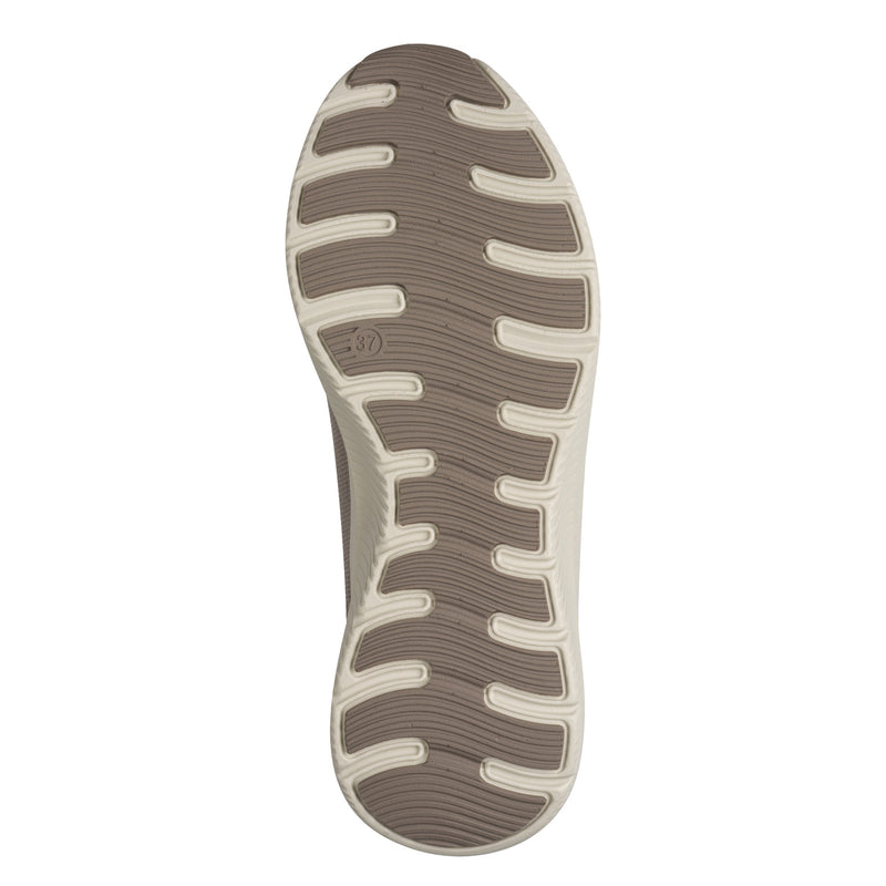 Women's Taupe Tamaris Comfort Sneakers
