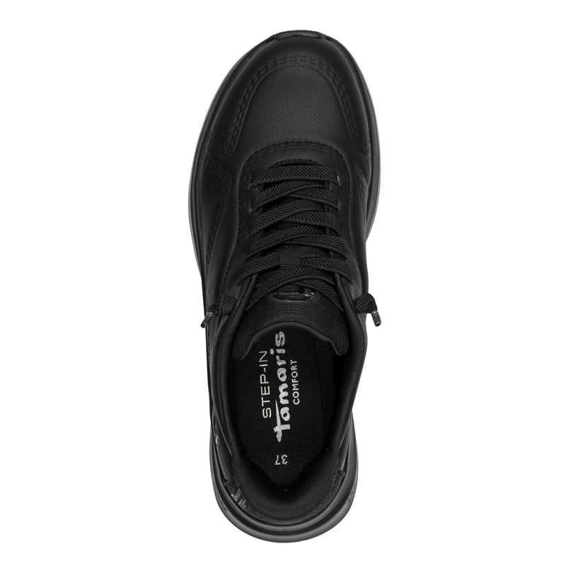 Women's Black Tamaris Comfort Sneakers