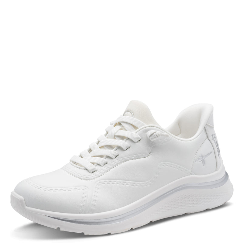 Women's White Tamaris Comfort Sneakers
