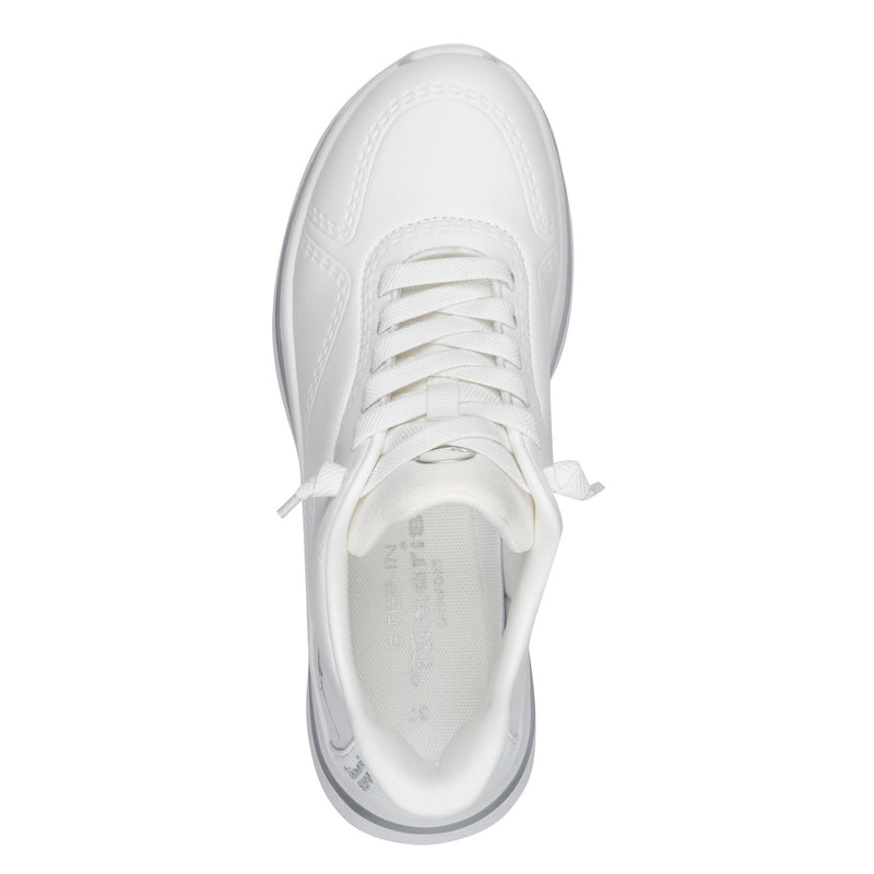Women's White Tamaris Comfort Sneakers