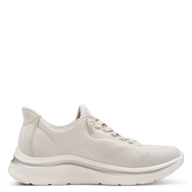 Women's Beige Tamaris Comfort Sneakers