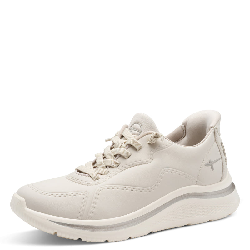 Women's Beige Tamaris Comfort Sneakers