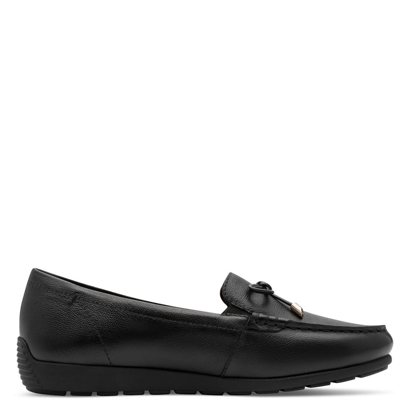 Women's Black Tamaris Comfort Slip-on