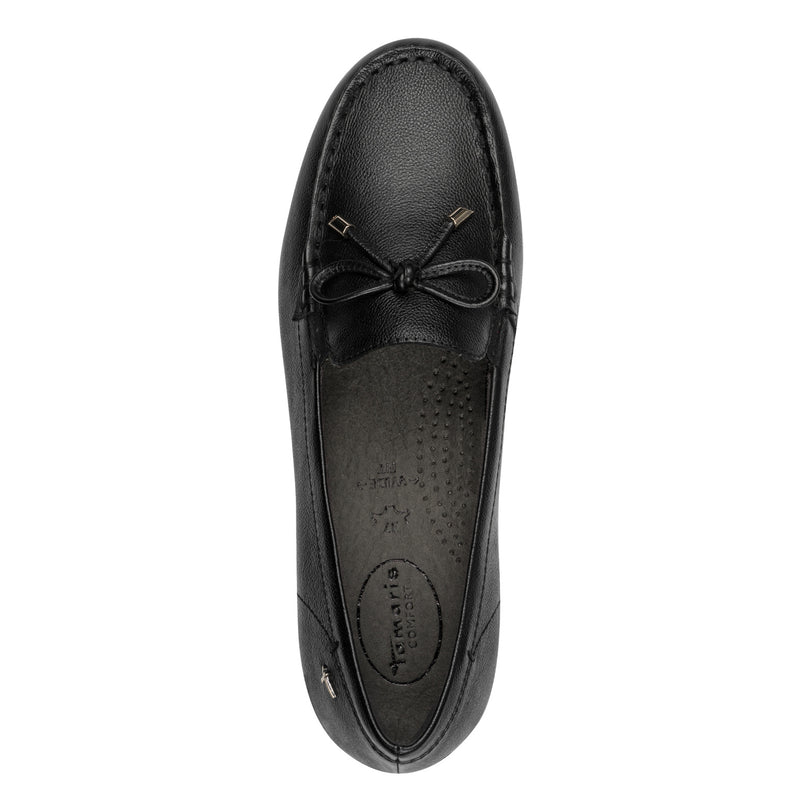 Women's Black Tamaris Comfort Slip-on