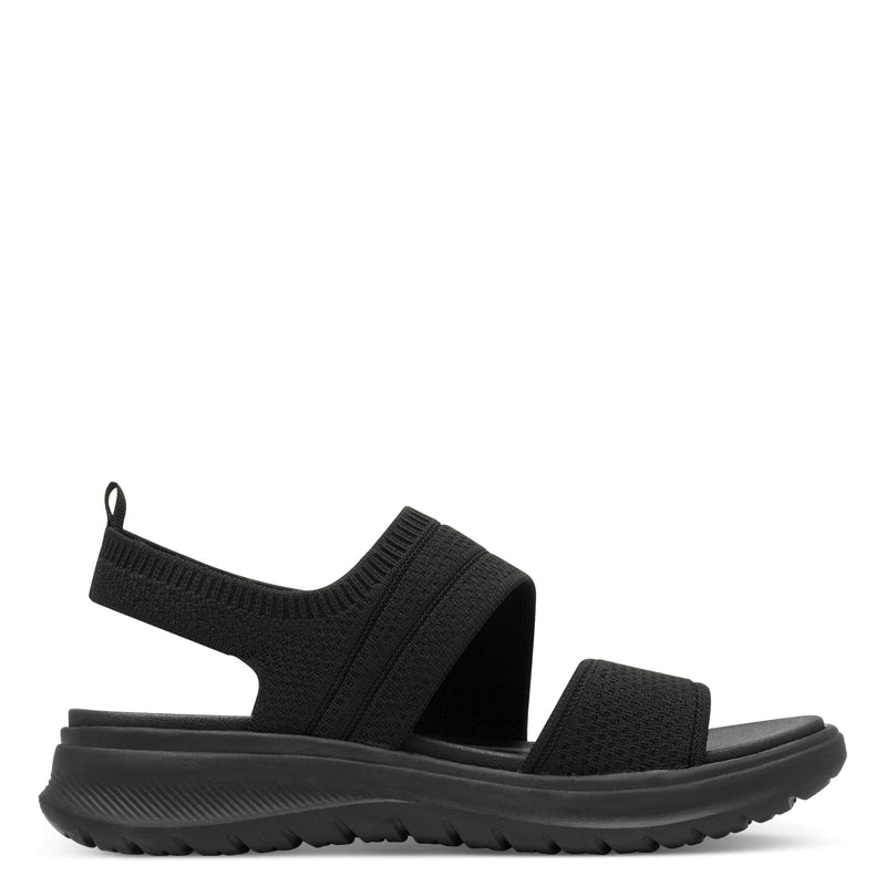 Women's Black Tamaris Comfort Multi Strap Sandal