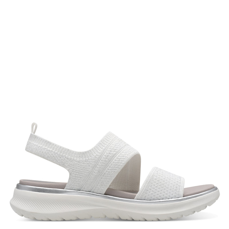 Women's White Tamaris Comfort Multi Strap Sandal
