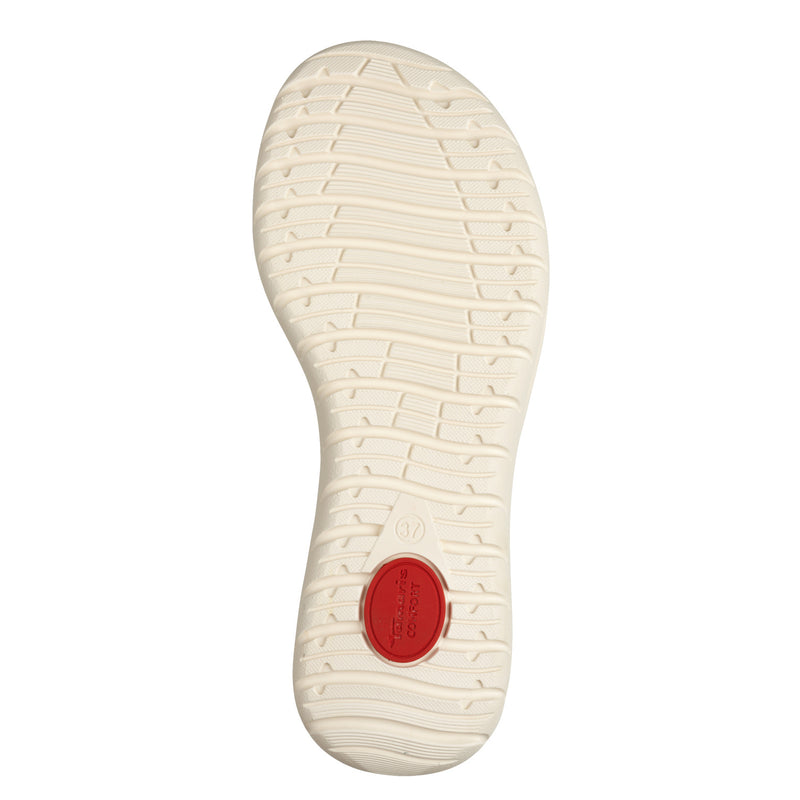 Women's Beige Tamaris Comfort Multi Strap Sandal