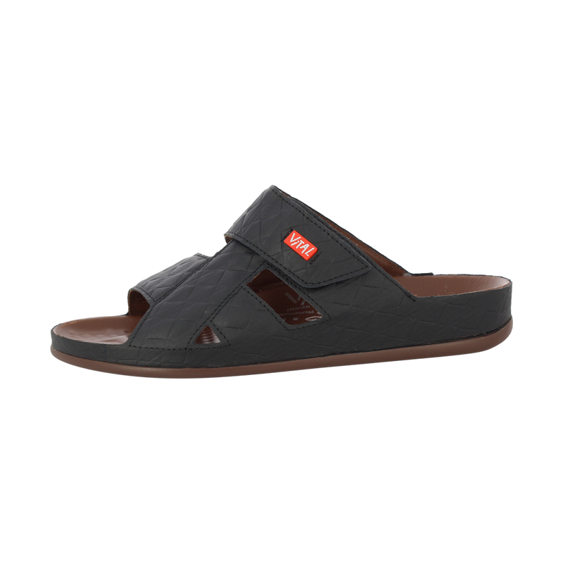 Men's Black Vital - Tevere Dune Slippers