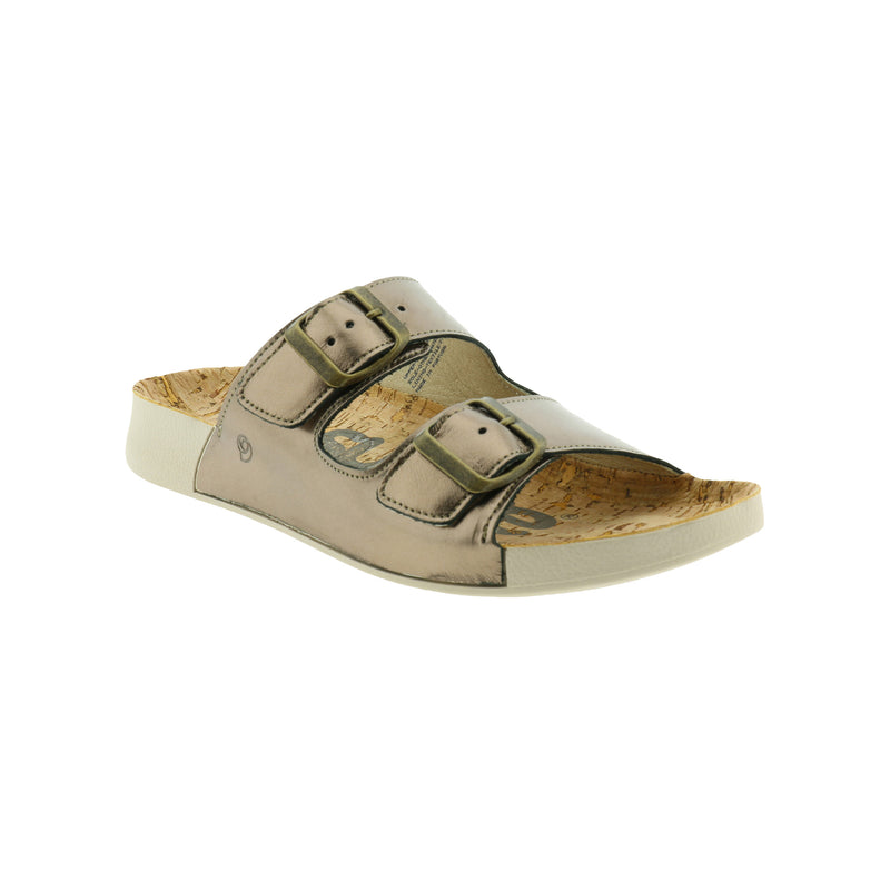 Women's Gold Positano Sandals