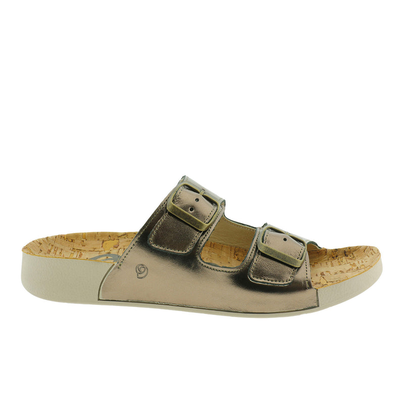 Women's Gold Positano Sandals