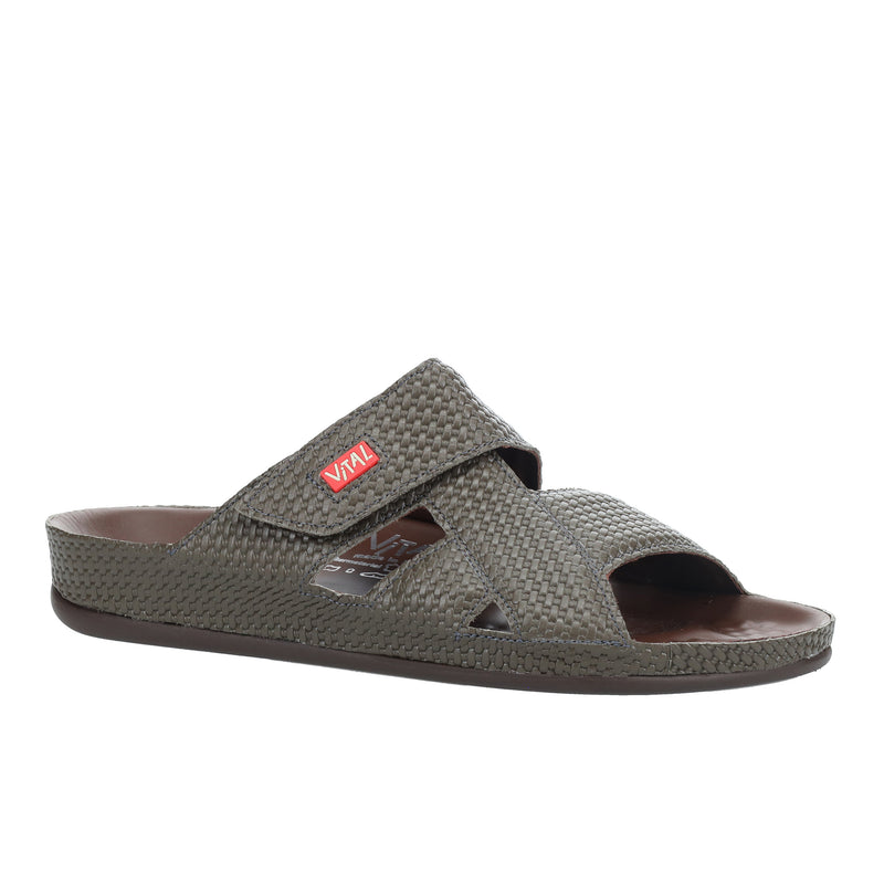 Men's Olive Vital Prägung Slippers