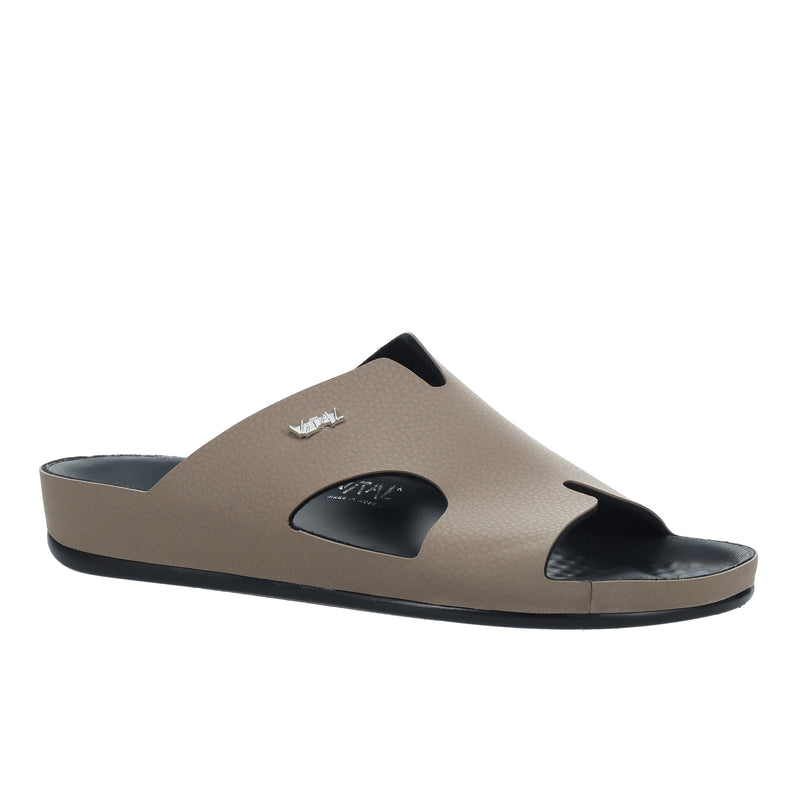 Men's Taupe Vital Holanda Synthetic Slippers