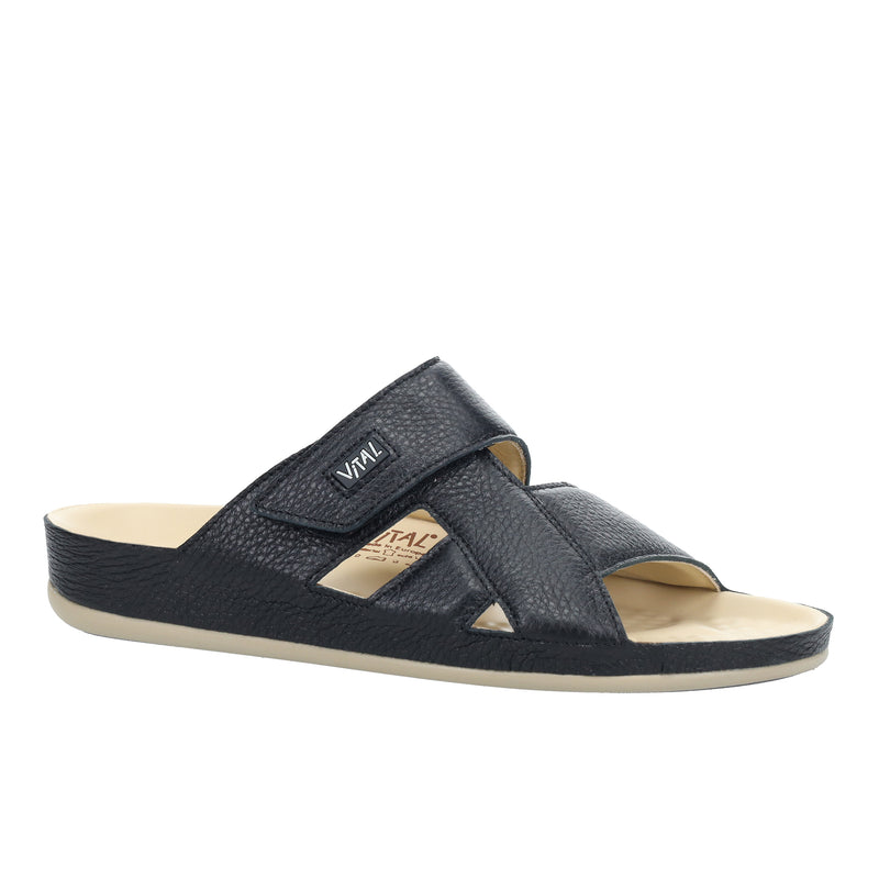 Men's Black Vital Hirschnappa Slippers