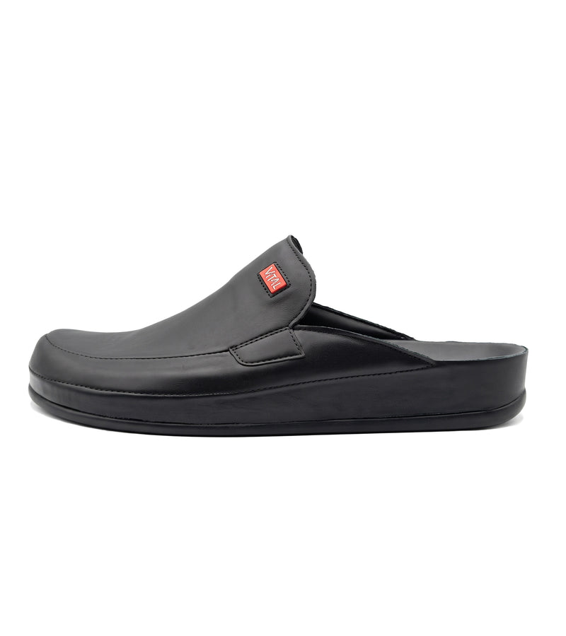Men's Black Vital - Nappa Mules