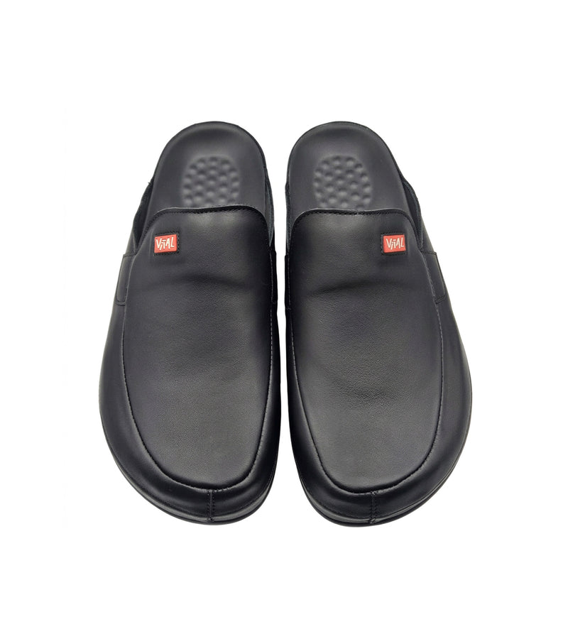 Men's Black Vital - Nappa Mules