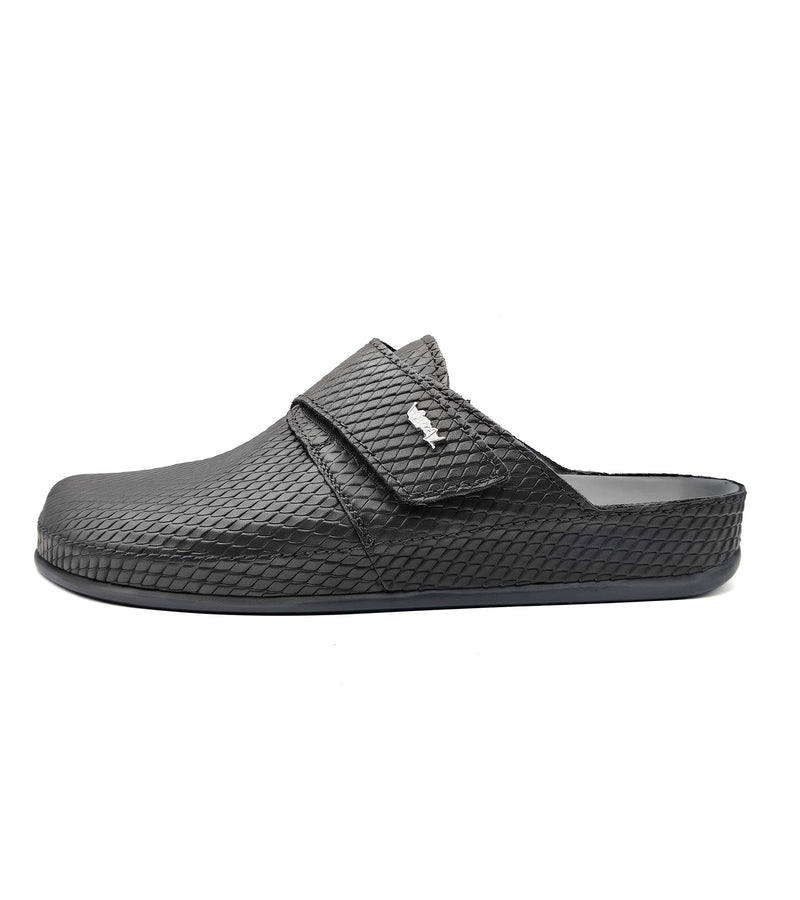 Men's Black Vital - Diamant Präg. Mules