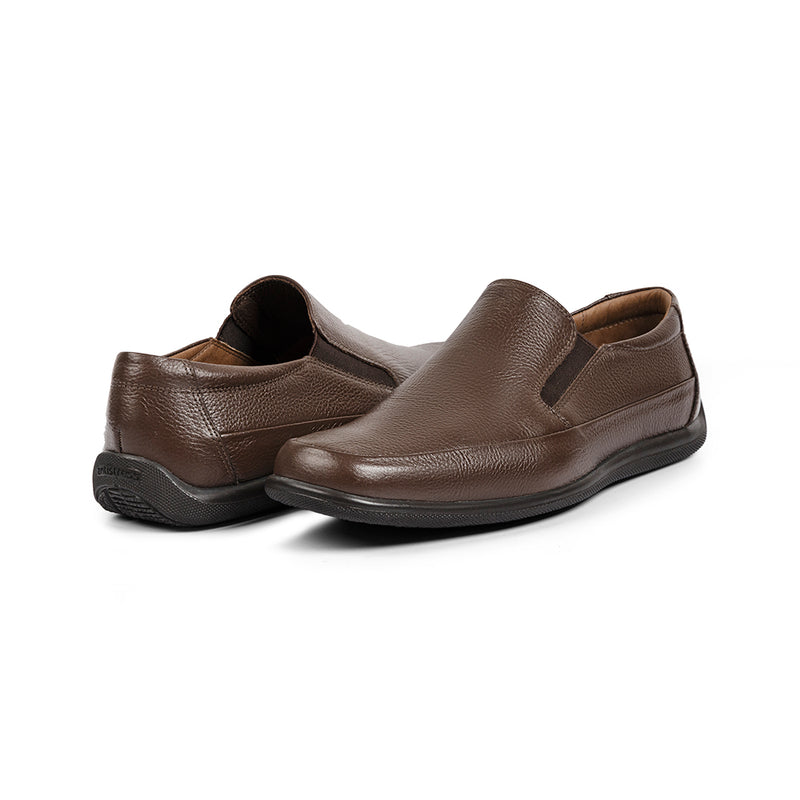 Men's Dark Brown Free Fly Comfort Shoes