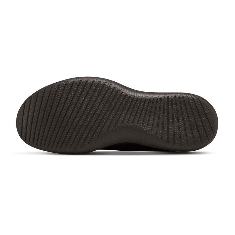 Womens Wool Runner - Natural Black (Black Sole)