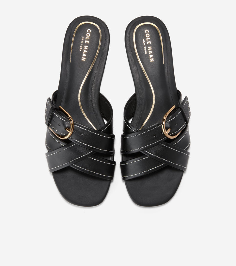 Velma Buckle Slide Sandals