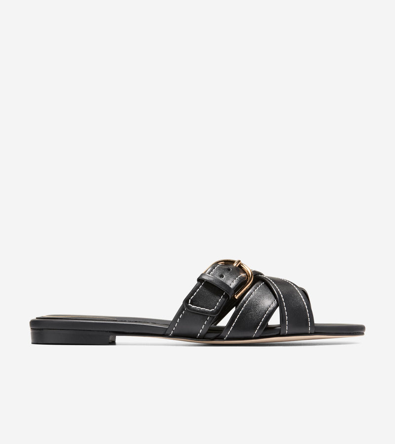Velma Buckle Slide Sandals