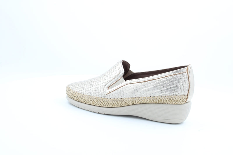 Women's Gold Dory Slip-Ons