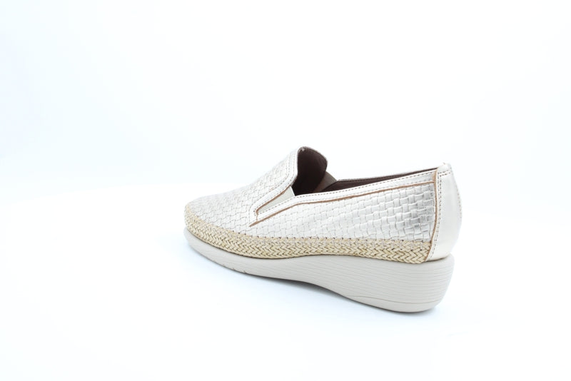 Women's Gold Dory Slip-Ons