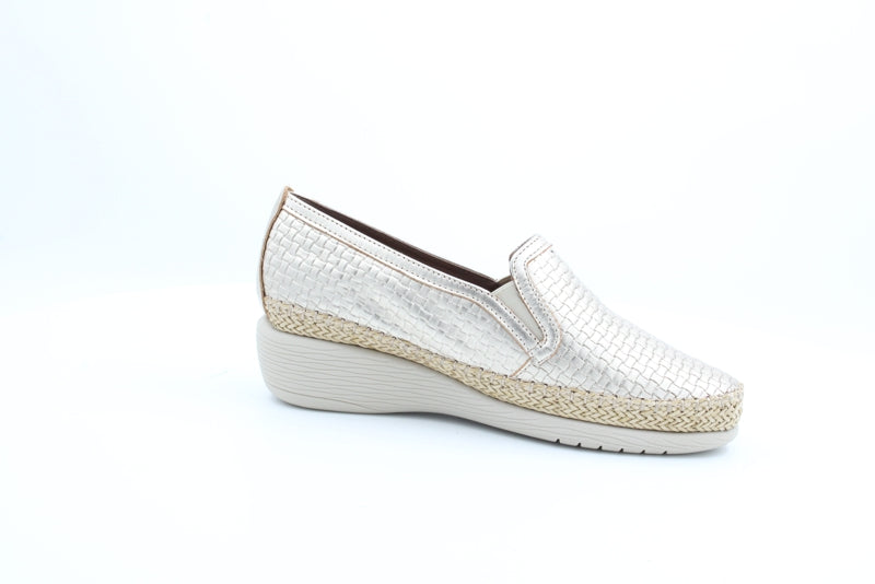 Women's Gold Dory Slip-Ons