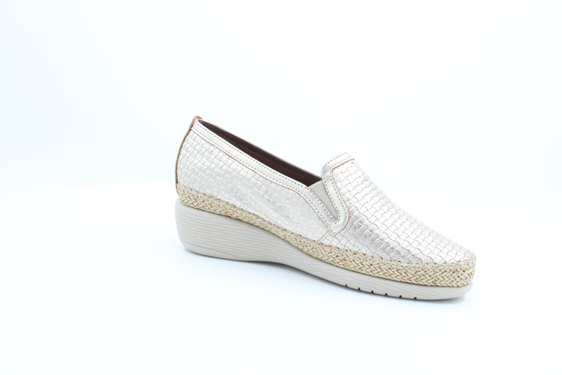 Women's Gold Dory Slip-Ons