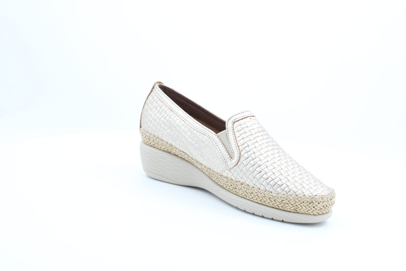 Women's Gold Dory Slip-Ons