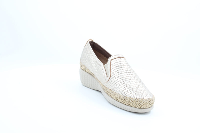 Women's Gold Dory Slip-Ons