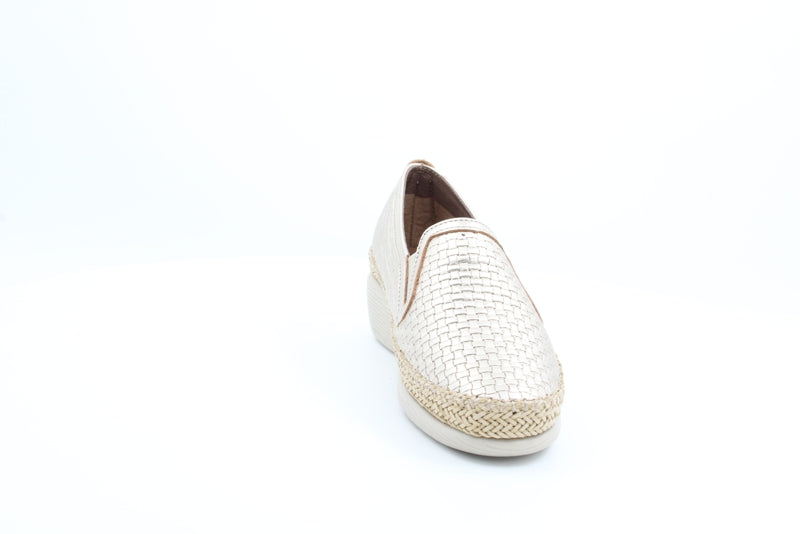 Women's Gold Dory Slip-Ons